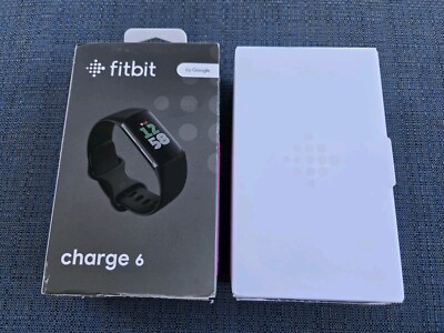 Fitbit Charge 6 Fitness Tracker Heart Rate GPS Health Tools Black 