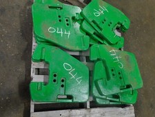 John Deere Tractor, Front Suitcase Weights X 12, Tag #044