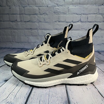 Adidas Terrex Free Hiker 2.0 Hiking Boots Wonder Beige Black IE5117 Mens Sz 11.5
