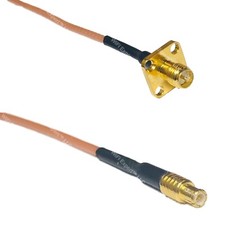 RG316 RP-SMA Female Flange to MCX MALE RF Cable Rapid-SHIP LOT