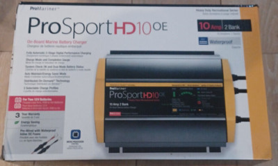ProMariner ProSportHD Gen 4 Battery Charger 10 Amp 2-Bank Marine Charger