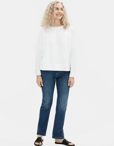 Eileen Fisher Organic Cotton Straight 