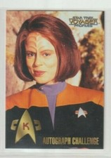 1998 Sky Box Star Trek Voyager Profiles Challenge Card Roxann Dawson Torres 