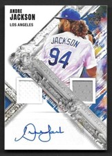 2022 Diamond Kings DK Material Signatures #18 Andre Jackson Los Angeles Dodgers