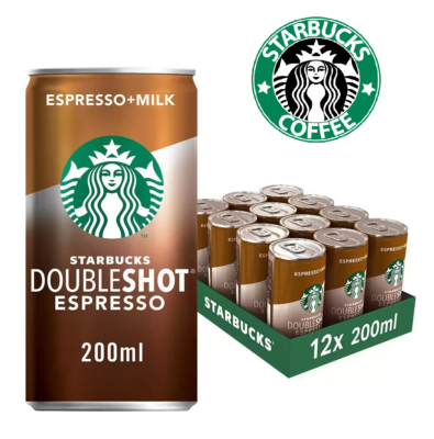 STARBUCKS Doubleshot Espresso Coffee | Ready To Drink 100% Arabica