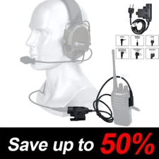 WADSN U94 PTT Push To Talk Headset Adapter Kenwood For Baofeng UV5R