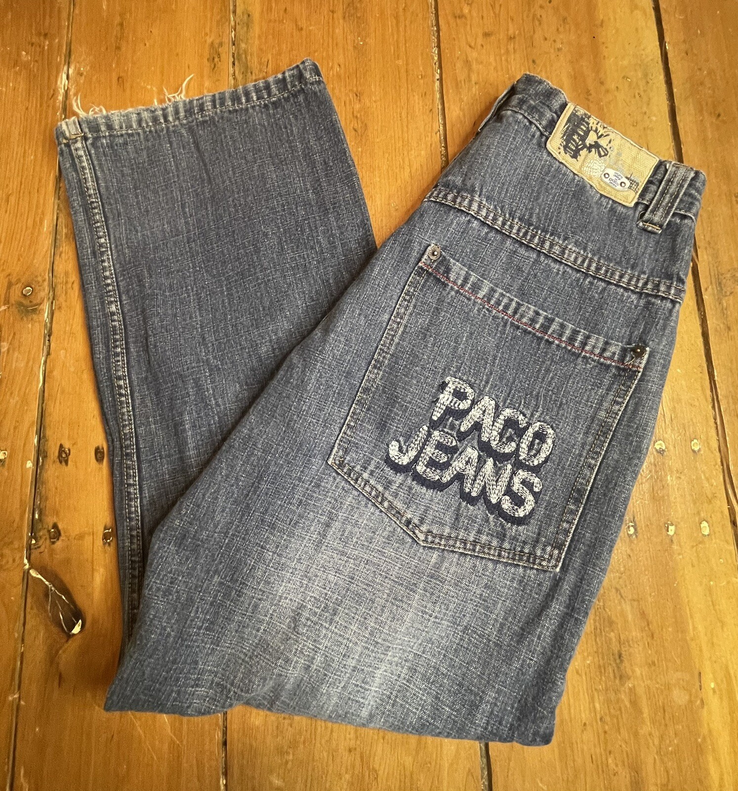 Vintage PACO Wide Leg Jeans 90s Y2K Denim - Size 31 x 31 | eBay