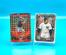 JUAN SOTO LOT! GREEN HOT SAUCE MOSAIC PRIZM + HOLIDAY! 🔥🤯