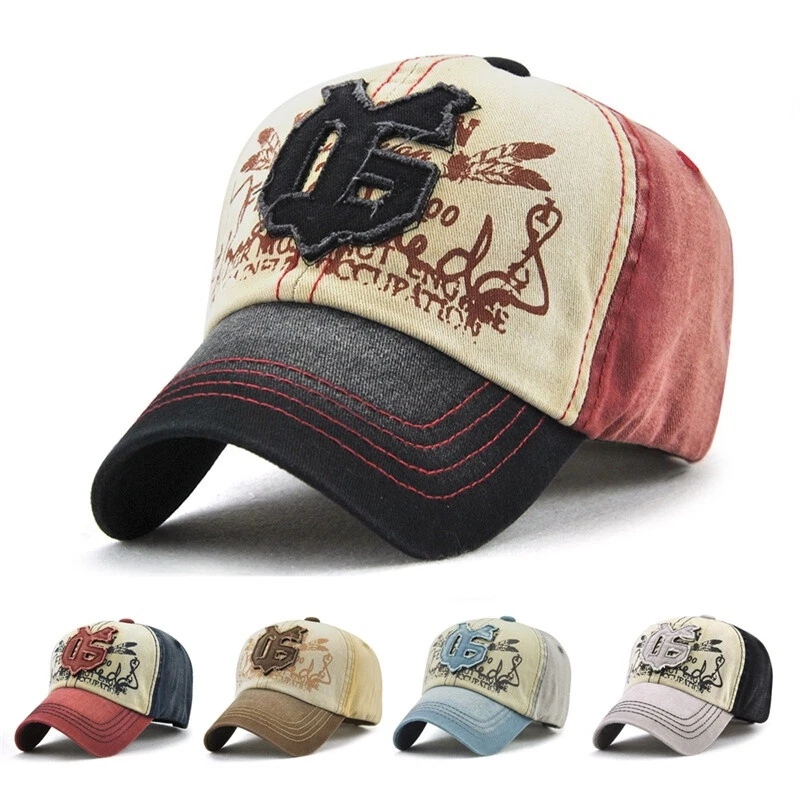 Hombres Mujeres Algodón Gorra de Béisbol Bordada Gorra Hip Hop Snapback Sombrero Ajustable Foto 2 de 4