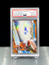 2021 DJ UIAGALELEI RC - Bowman U Prime Signatures 10/25  (PSA 10 Auto 10) POP 1!