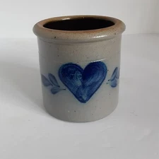 Vintage Rowe Pottery Works, Salt Glazed Crock