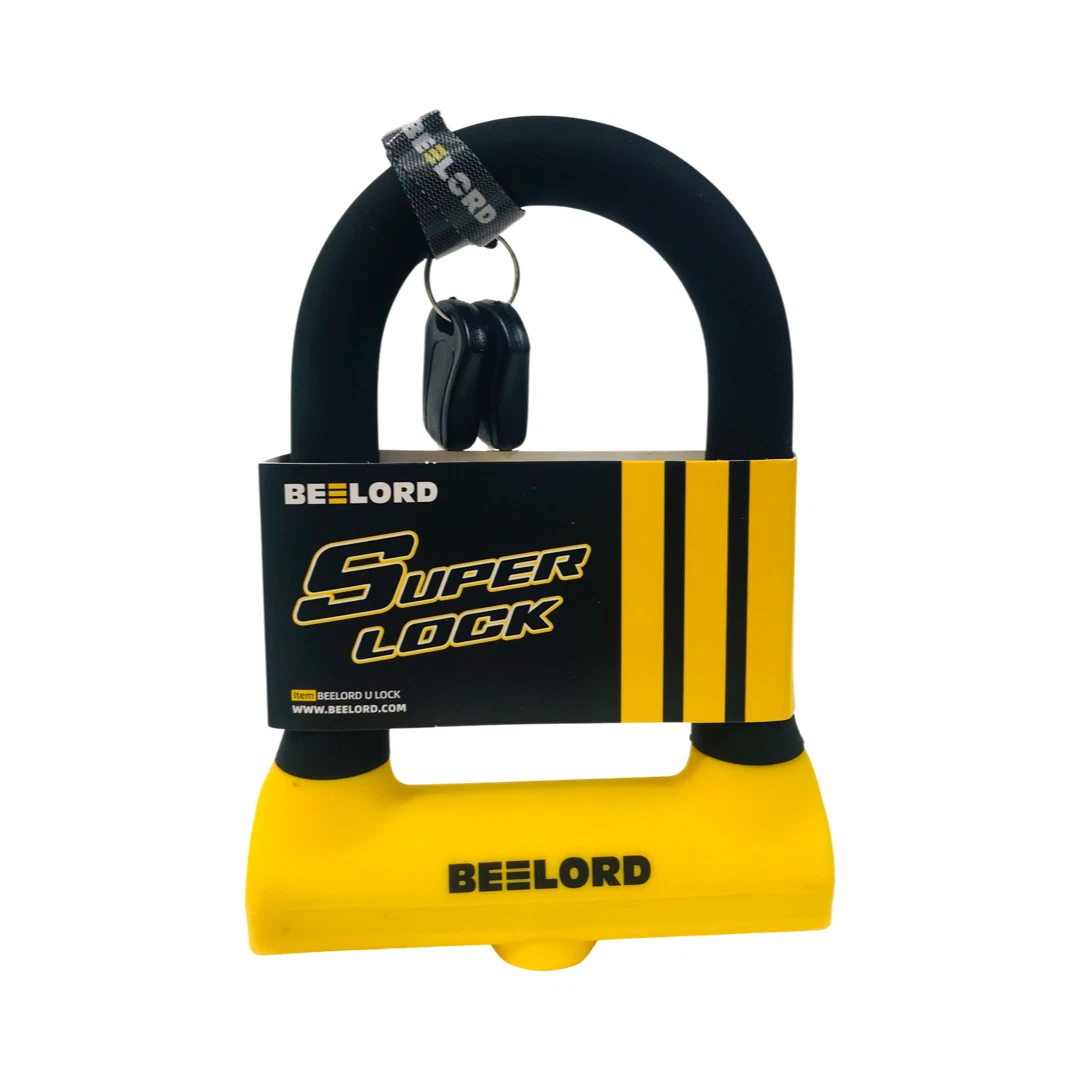 Yellow bike online lock