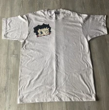 Vintage Screen Stars Best Single Stitch USA Large Shirt Part Done Betty Boop