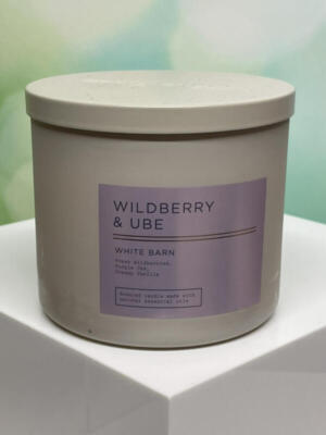 Bath & Body Works Wildberry & Ube 3-Wick Candle
