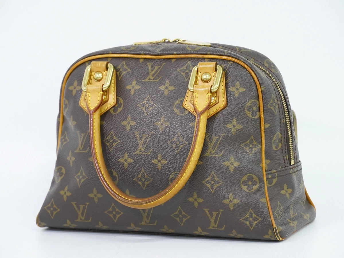 Louis Vuitton Monogram Duffle Bag PM of Coated Canvas and Gold