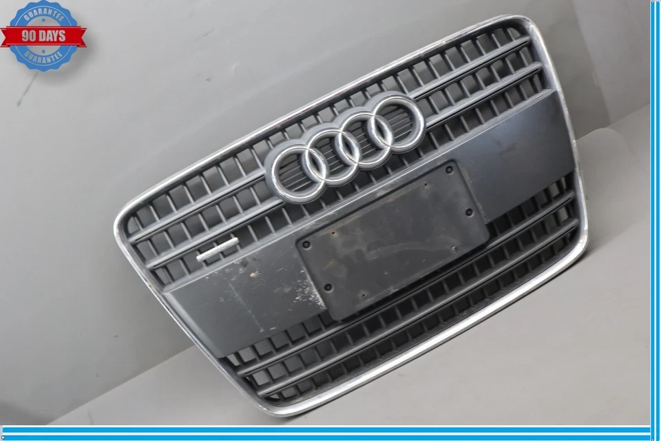 07-09 Audi Q7 4L parachoques delantero radiador rejilla gris 4L0853651 OEM Foto 3 de 4