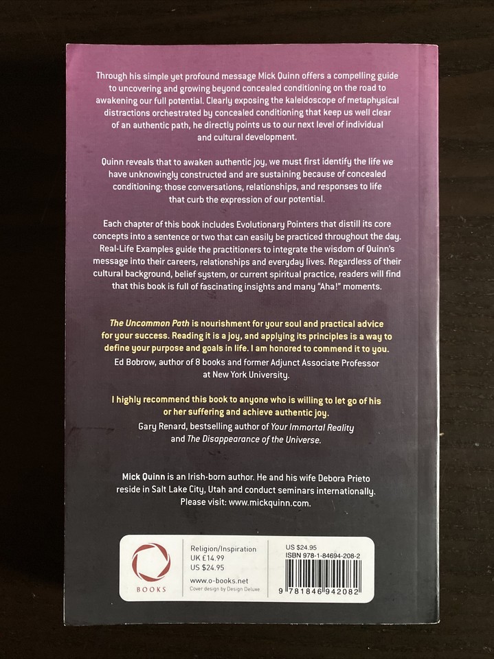 The Uncommon Path of Awakening Authentic Joy by Mick Quinn - Trade ...