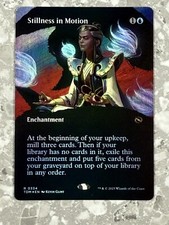 Stillness in Motion (Borderless) #334 FOIL MTG Tarkir TDM NM X1