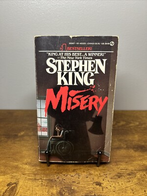 Misery Paperback Misery By Stephen King 1st Signet Printing Horror Paperback 1988 | eBay