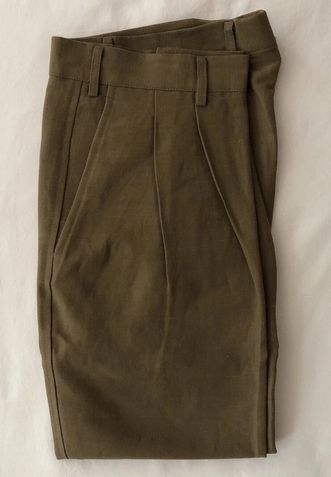 Novo Bermuda Masculina LUCIANO BARBERA Cânhamo e Linho 54/36W Fabricada na Itália 🇮🇹