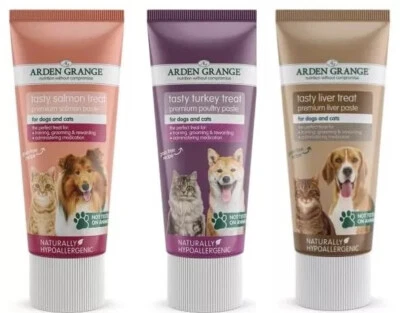 Arden Grange Dog & Cat Grain Free Treat Paste - Liver, Salmon orTurkey @Melian