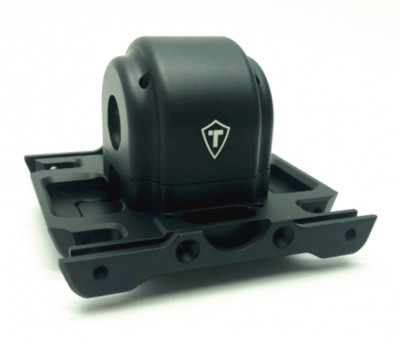 Treal Hobby X002V2X5B7 Black Aluminum Center Differential Housing with Covers fo