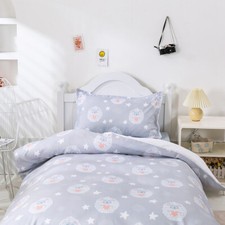 3D Schaf Muster Karikatur Kind Steppdeckenbezüge Bettbezüge Set Bettwäsche Set