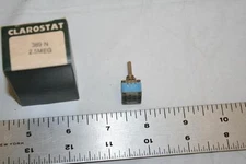 Clarostat Honeywell 389 N 2.5Meg Ohms Potentiometer Modular 1/2" sq. New