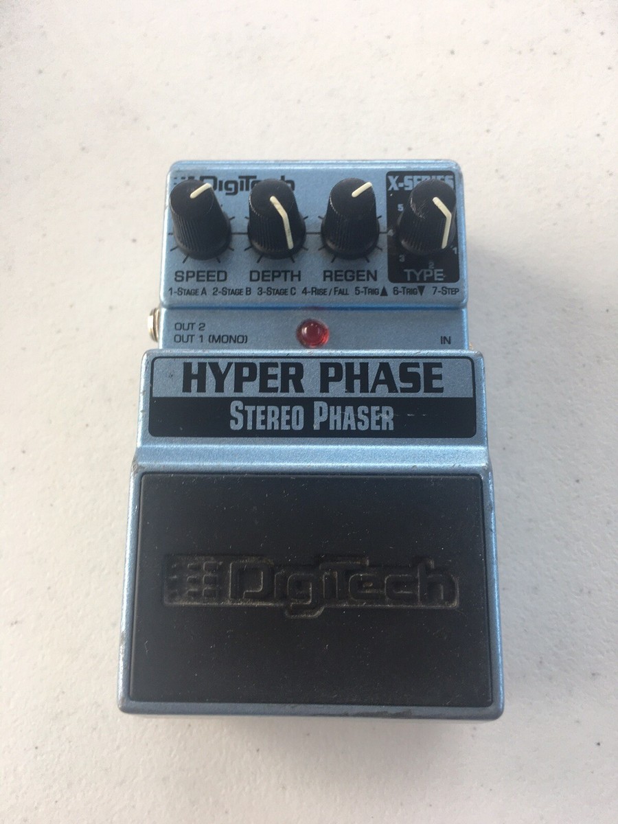 Digitech XHP X-Series Hyper Phase Stereo Phaser 7-Modes Guitar
