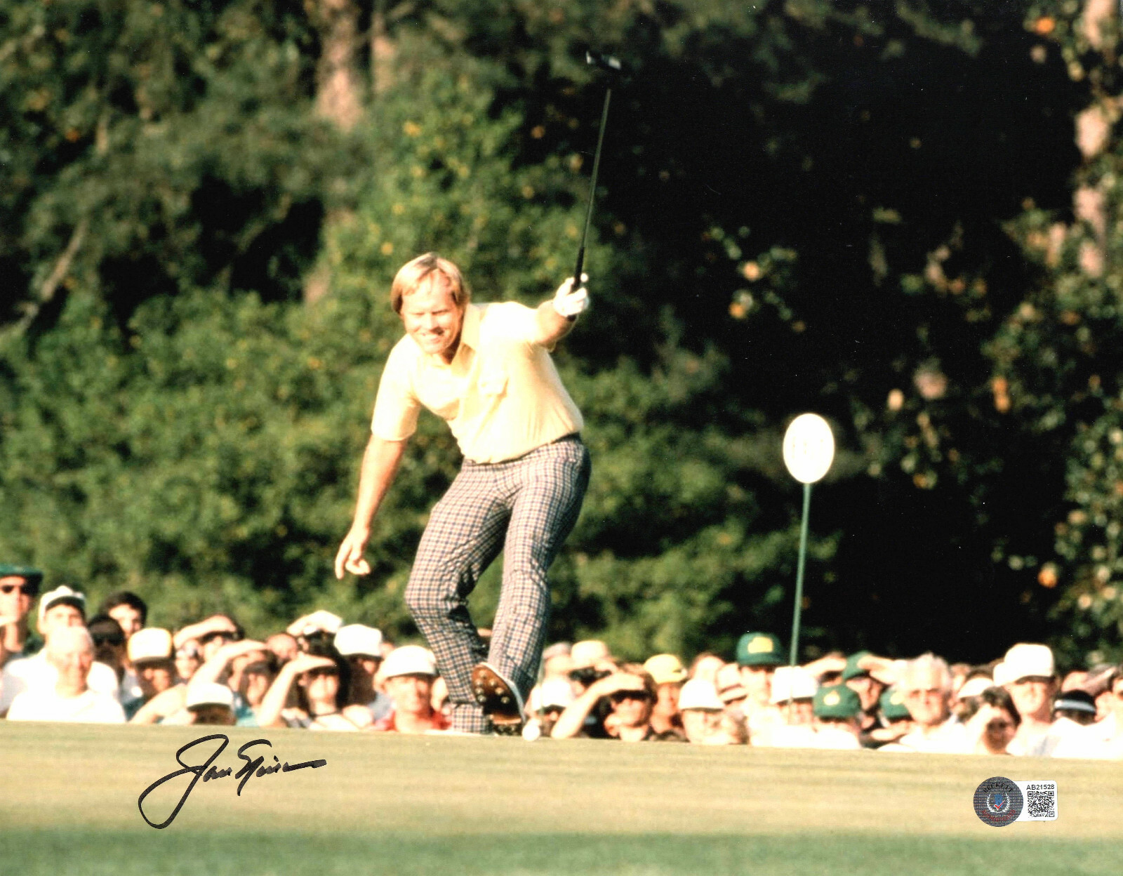 Jack Nicklaus Autographed Signed 11X14 PHOTO THE GOLDEN BEAR BECKETT BAS COA 6 