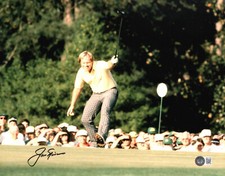 JACK NICKLAUS SIGNED AUTOGRAPH 11X14 PHOTO THE GOLDEN BEAR BECKETT BAS COA 6