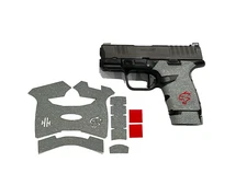 HANDLEITGRIPS Gray LASER CUT CUSTOM TACTICAL GUN GRIP TAPE Springfield Hellcat 