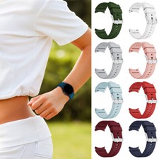 Replacement Silicone Strap Smart Watch Bracelet Soft Wristband Solid Classic