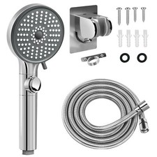 RV Shower Head with Hose High Pressure 5Mode Shower head Replacement Shower Head