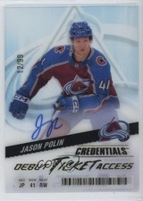 2024-25 Credentials Acetate Debut Ticket Access 12/99 Jason Polin Auto 1qu3