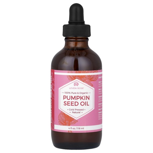 100% Pure & Organic Pumpkin Seed Oil, 4 fl oz (118 ml)
