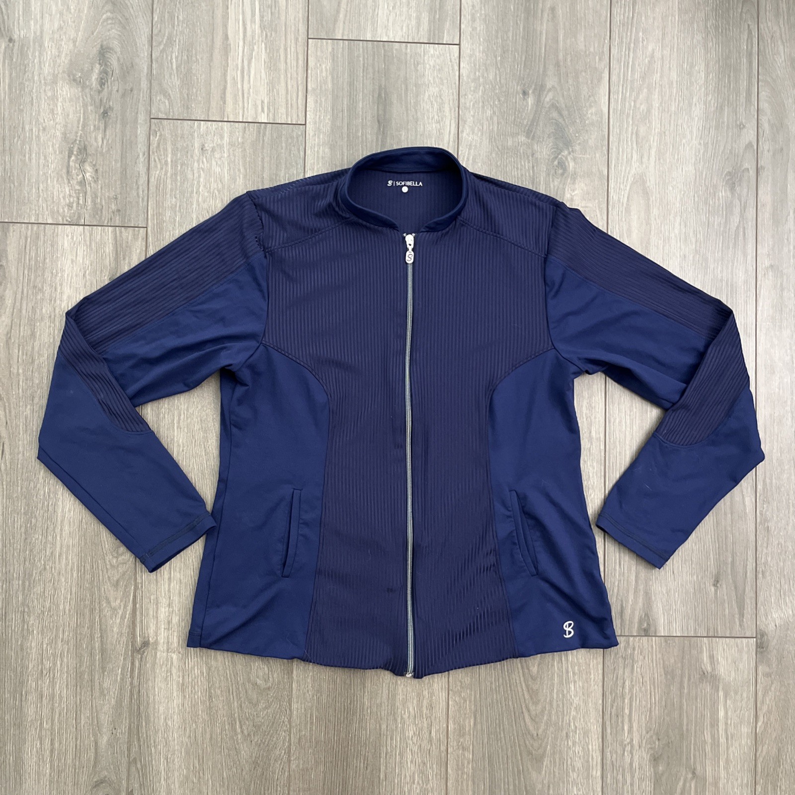 Sofibella Full Zip Long Sleeve Jacket Womens L Po… - image 1