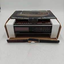 Soundesign 1980’s Vintage Alarm Clock Radio 3619 Mint New In Original Box NIB