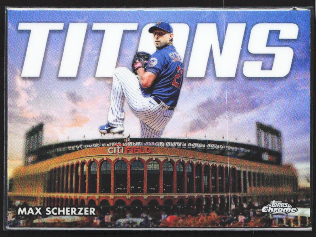 2023 Topps Chrome #CT-4 Max Scherzer Titans