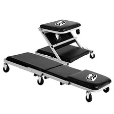 Pro-lift 300 Lbs Mechanic Creeper 2 In 1 Foldable Creeper Seat - Black