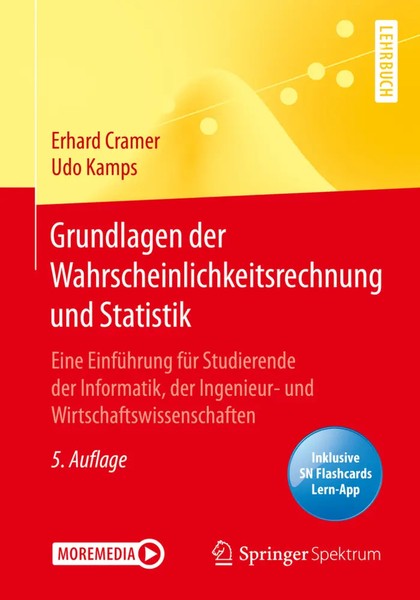 Grundlagen Der Wahrscheinlichkeitsrechnung Und Statistik Erhard Cramer (U. A.)-image