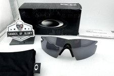 OAKLEY M FRAME STRIKE BLACK AUTHENTIC LENS SUNGLASSES AUTHENTIC NOSE PIECE NEW