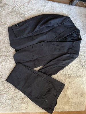 Hugo Boss Anthrazitgraues Anzug-Set Gr. 48 aus Schurwolle neu Hedge2/ Gense1