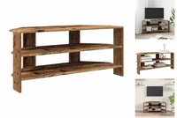 Eckregal Tv-StäNder Medienboard Fernsehschrank Altholz 102X40,5X45Cm Spanplatte