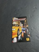 Midnight club Street Racing ps2 manual Only