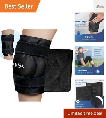 XL Ice Pack for Knee Replacement Recovery, Ice Wrap with Cold Compression for...