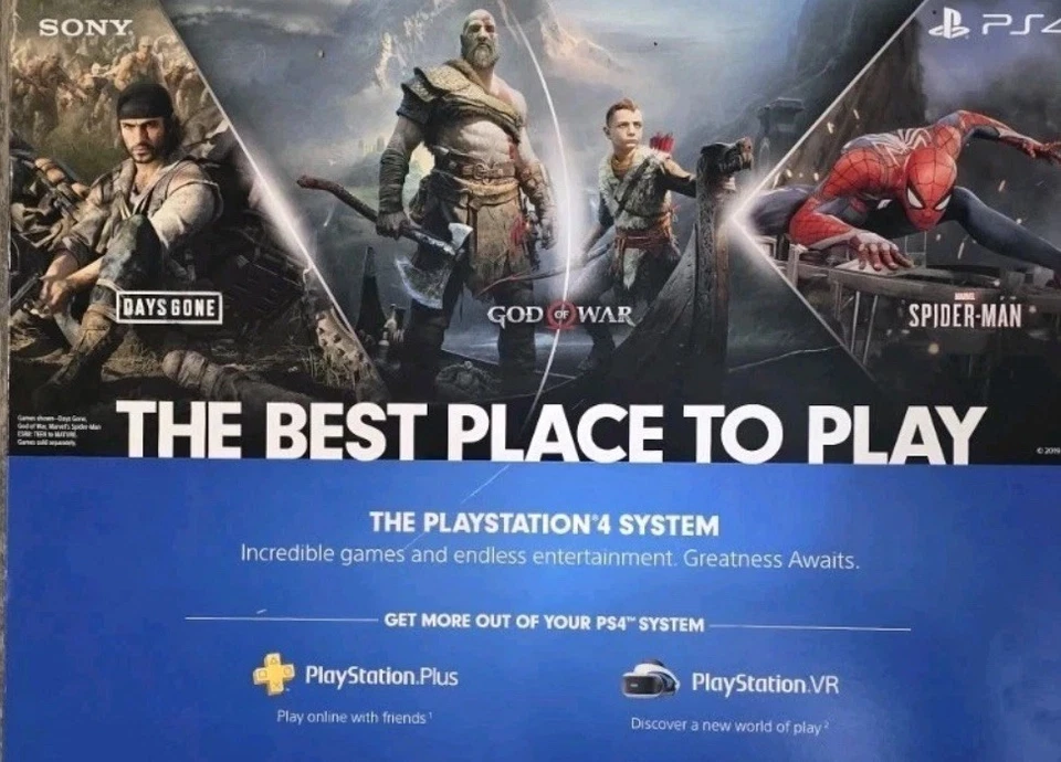 PlayStation 4 Slim 1TB Jet Black PS4 Console 🔥Fast Shipping🔥Brand New Sealed - Image 2 of 2