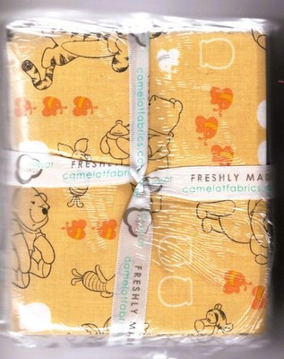 Camelot Fabrics OOP Winnie the Pooh 14 Pc Fat Quarter Set 18'' x 22'' Sqs Cotton