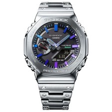 CASIO G-SHOCK GM-B2100PC-1AJF Rainbow Silver Metal Analog Digital Men Watch NEW