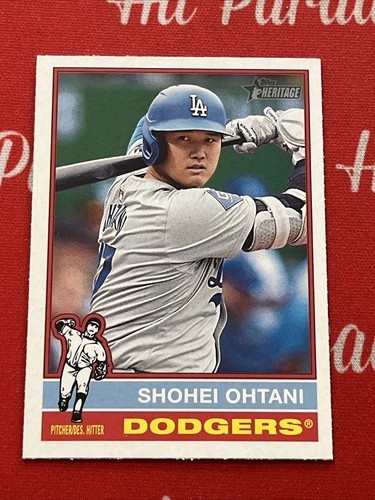 2025 Topps Heritage SHOHEI OHTANI #148 Alternate Cartoon Variation SP